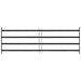 Grilă Fereastră 175 x 60 cm Oțel vopsit electrostatic Negru - WALTI WALTI