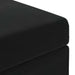 Taburet Negru 41 x 41 x 40 cm Catifea și lemn stratificat - WALTI WALTI