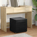 Taburet Negru 41 x 41 x 40 cm Catifea și lemn stratificat - WALTI WALTI