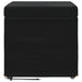 Taburet Negru 41 x 41 x 40 cm Catifea și lemn stratificat - WALTI WALTI