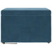 Taburet albastru 61 x 41 x 40 cm Catifea și lemn stratificat - WALTI WALTI
