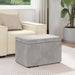 Taburet Gri deschis 61 x 41 x 40 cm Catifea și lemn stratificat - WALTI WALTI