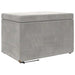 Taburet Gri deschis 61 x 41 x 40 cm Catifea și lemn stratificat - WALTI WALTI
