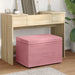 Taburet Roz 61 x 41 x 40 cm Catifea și lemn stratificat - WALTI WALTI