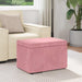 Taburet Roz 61 x 41 x 40 cm Catifea și lemn stratificat - WALTI WALTI
