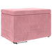 Taburet Roz 61 x 41 x 40 cm Catifea și lemn stratificat - WALTI WALTI