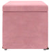 Taburet Roz 61 x 41 x 40 cm Catifea și lemn stratificat - WALTI WALTI