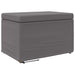 Taburet Gri 61 x 41 x 40 cm Piele ecologică și lemn stratificat - WALTI WALTI