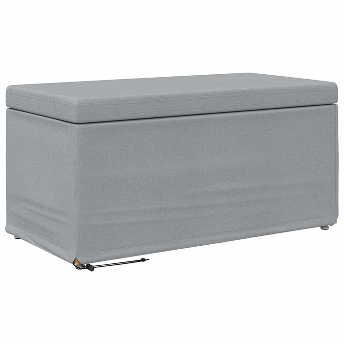 Taburet Gri deschis 81 x 41 x 40 cm Stofă și lemn prelucrat - WALTI WALTI