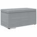 Taburet Gri deschis 81 x 41 x 40 cm Stofă și lemn prelucrat - WALTI WALTI