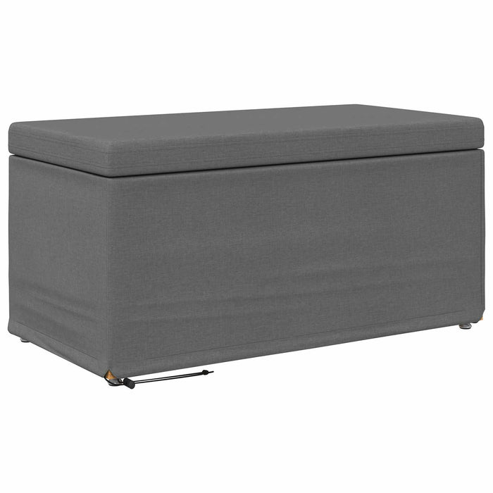 Taburet Gri închis 81 x 41 x 40 cm Stofă și lemn prelucrat - WALTI WALTI