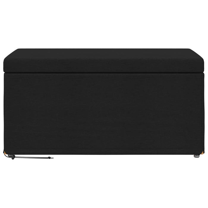 Taburet Negru 81 x 41 x 40 cm Stofă și lemn prelucrat - WALTI WALTI