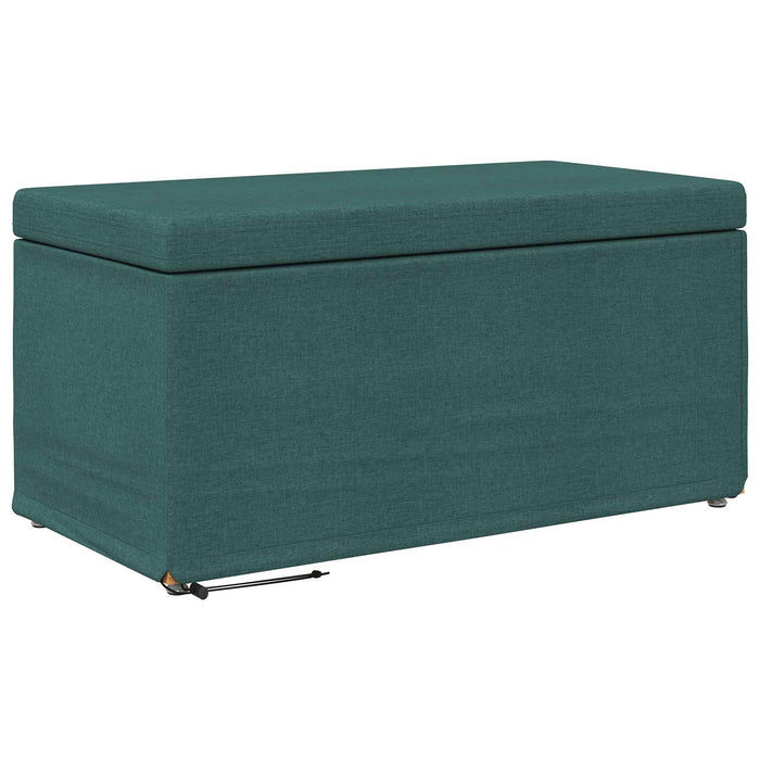 Taburet Verde închis 81 x 41 x 40 cm Stofă și lemn prelucrat - WALTI WALTI