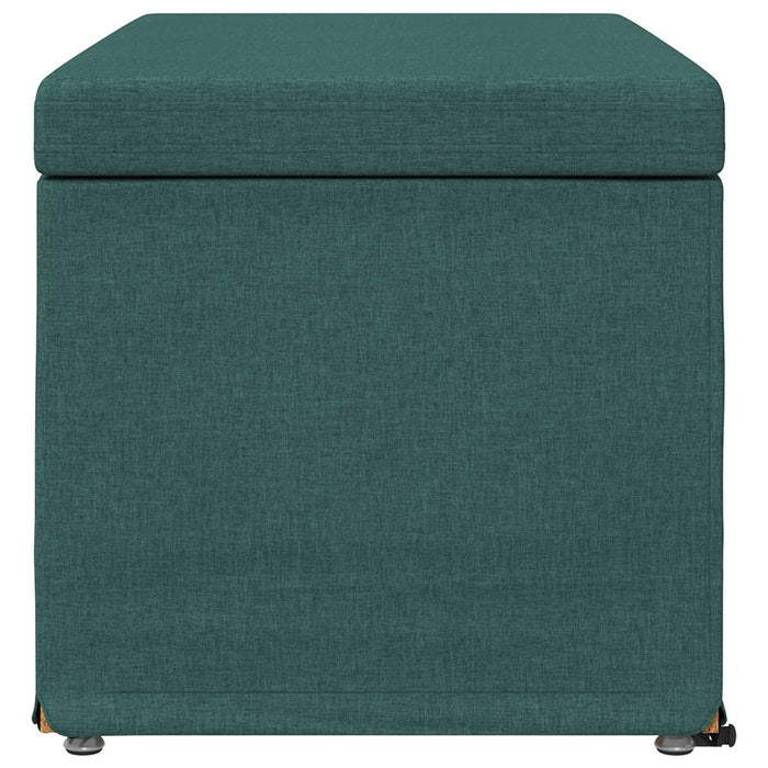 Taburet Verde închis 81 x 41 x 40 cm Stofă și lemn prelucrat - WALTI WALTI