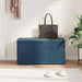 Taburet albastru 81 x 41 x 40 cm Catifea și lemn stratificat - WALTI WALTI