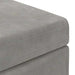 Taburet Gri deschis 81 x 41 x 40 cm Catifea și lemn stratificat - WALTI WALTI