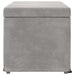 Taburet Gri deschis 81 x 41 x 40 cm Catifea și lemn stratificat - WALTI WALTI