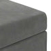 Taburet Gri închis 81 x 41 x 40 cm Catifea și lemn stratificat - WALTI WALTI