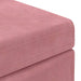 Taburet Roz 81 x 41 x 40 cm Catifea și lemn stratificat - WALTI WALTI