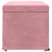 Taburet Roz 81 x 41 x 40 cm Catifea și lemn stratificat - WALTI WALTI
