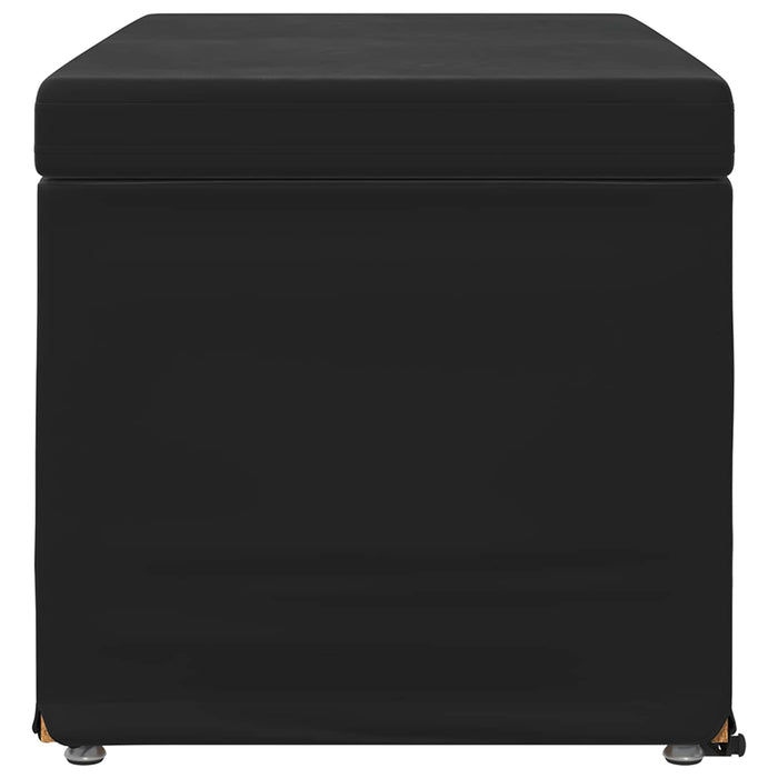 Taburet Negru 81 x 41 x 40 cm Catifea și lemn stratificat - WALTI WALTI