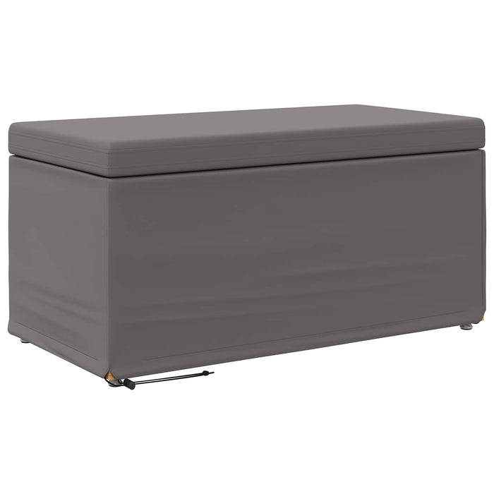 Taburet Gri 81 x 41 x 40 cm Piele ecologică și lemn stratificat - WALTI WALTI