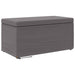 Taburet Gri 81 x 41 x 40 cm Piele ecologică și lemn stratificat - WALTI WALTI