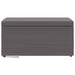 Taburet Gri 81 x 41 x 40 cm Piele ecologică și lemn stratificat - WALTI WALTI
