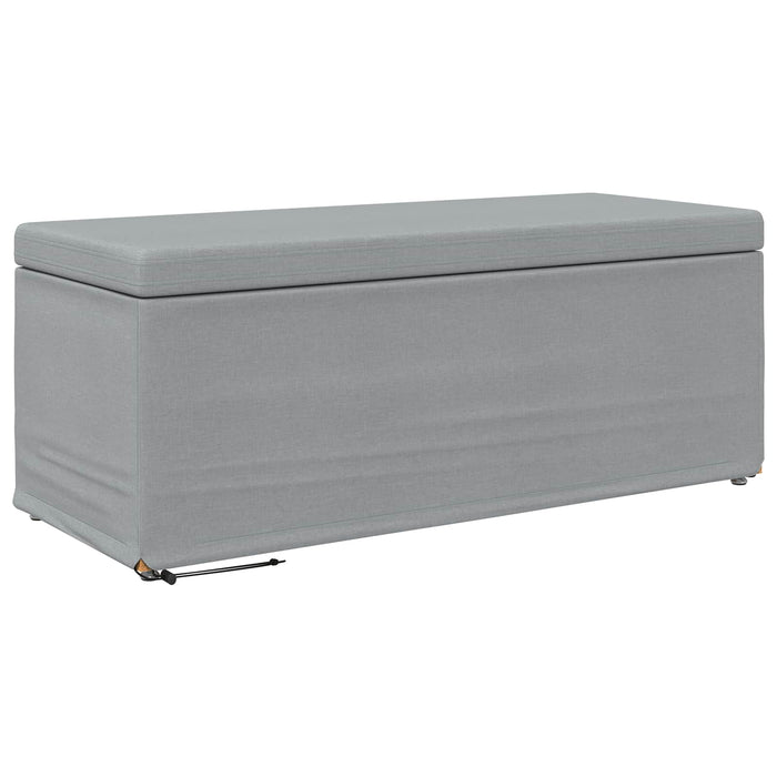 Taburet Gri deschis 101 x 41 x 40 cm Stofă și lemn prelucrat - WALTI WALTI