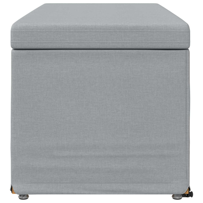 Taburet Gri deschis 101 x 41 x 40 cm Stofă și lemn prelucrat - WALTI WALTI