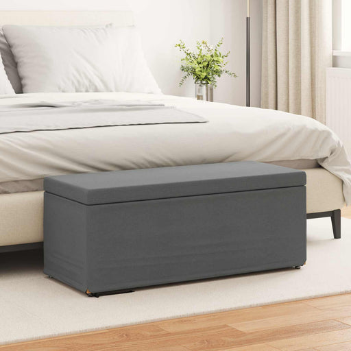 Taburet Gri închis 101 x 41 x 40 cm Stofă și lemn prelucrat - WALTI WALTI