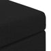 Taburet Negru 101 x 41 x 40 cm Stofă și lemn prelucrat - WALTI WALTI