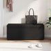 Taburet Negru 101 x 41 x 40 cm Stofă și lemn prelucrat - WALTI WALTI