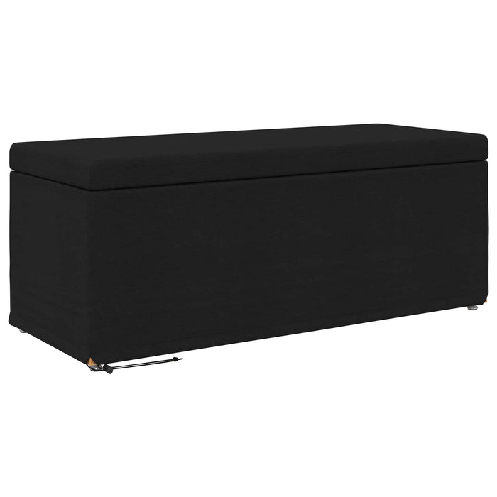 Taburet Negru 101 x 41 x 40 cm Stofă și lemn prelucrat - WALTI WALTI