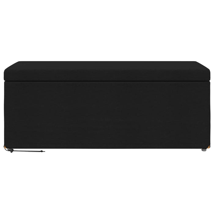 Taburet Negru 101 x 41 x 40 cm Stofă și lemn prelucrat - WALTI WALTI