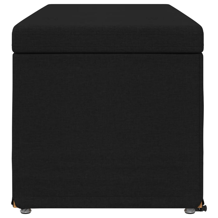Taburet Negru 101 x 41 x 40 cm Stofă și lemn prelucrat - WALTI WALTI