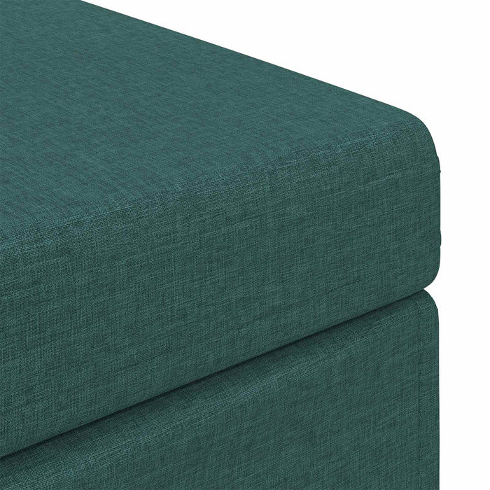 Taburet Verde închis 101 x 41 x 40 cm Stofă și lemn prelucrat - WALTI WALTI