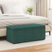 Taburet Verde închis 101 x 41 x 40 cm Stofă și lemn prelucrat - WALTI WALTI