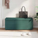 Taburet Verde închis 101 x 41 x 40 cm Stofă și lemn prelucrat - WALTI WALTI