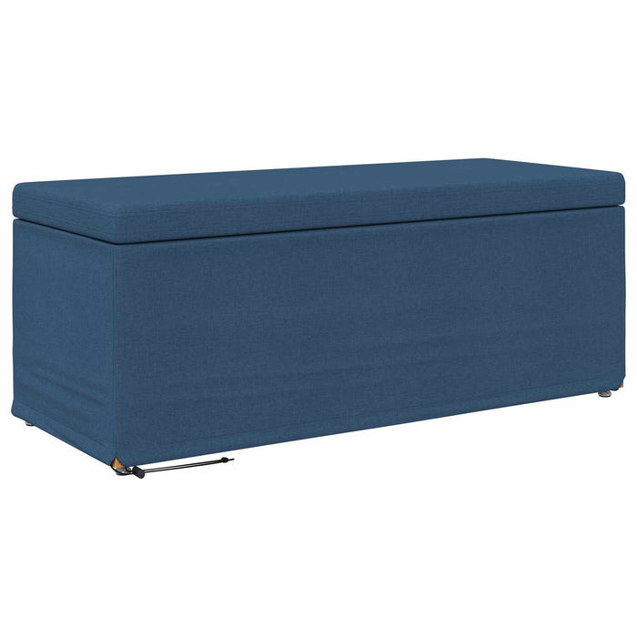 Taburet albastru 101 x 41 x 40 cm Stofă și lemn prelucrat - WALTI WALTI