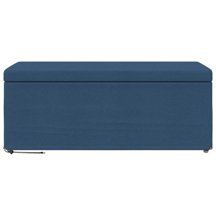 Taburet albastru 101 x 41 x 40 cm Stofă și lemn prelucrat - WALTI WALTI