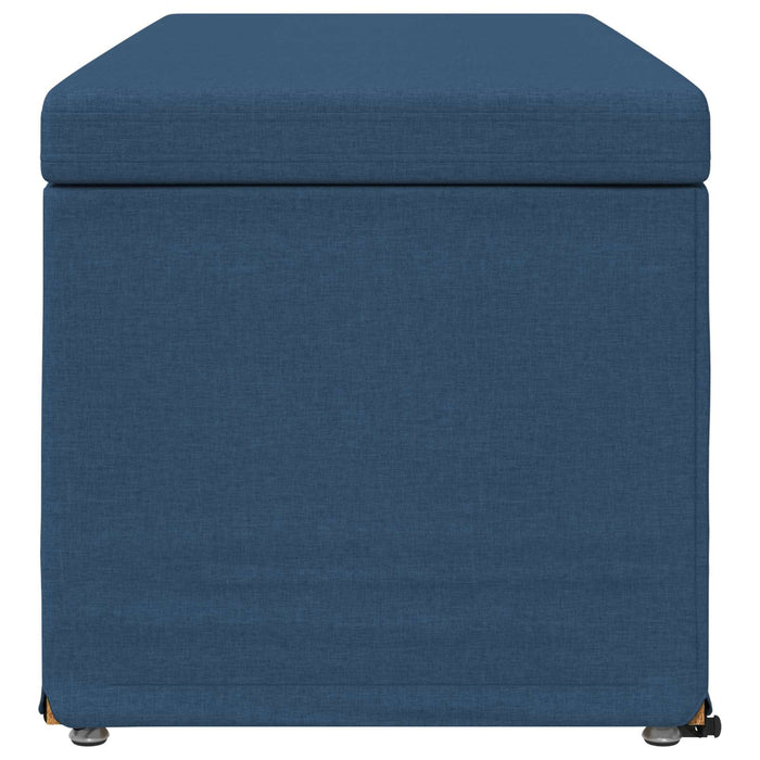 Taburet albastru 101 x 41 x 40 cm Stofă și lemn prelucrat - WALTI WALTI