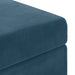 Taburet albastru 101 x 41 x 40 cm Catifea și lemn stratificat - WALTI WALTI