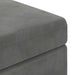 Taburet Gri închis 101 x 41 x 40 cm Catifea și lemn stratificat - WALTI WALTI