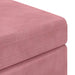 Taburet Roz 101 x 41 x 40 cm Catifea și lemn stratificat - WALTI WALTI