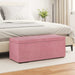 Taburet Roz 101 x 41 x 40 cm Catifea și lemn stratificat - WALTI WALTI