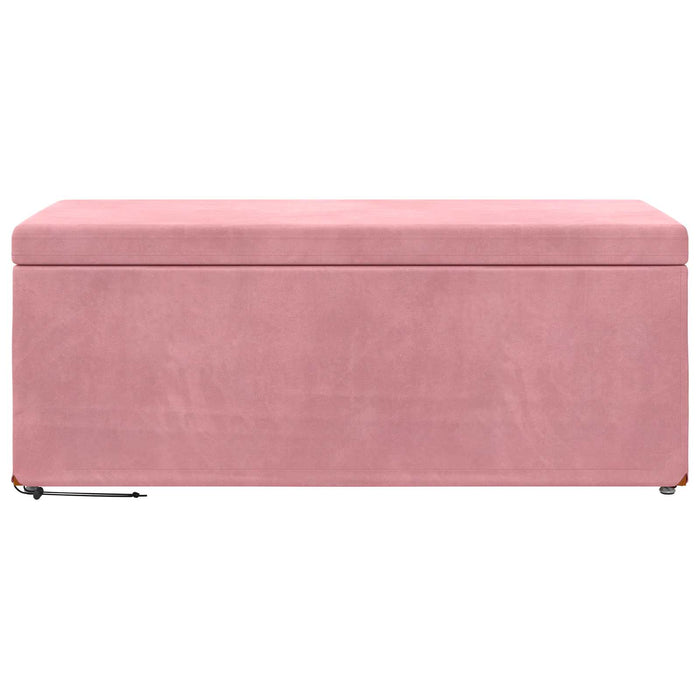 Taburet Roz 101 x 41 x 40 cm Catifea și lemn stratificat - WALTI WALTI