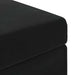 Taburet Negru 101 x 41 x 40 cm Catifea și lemn stratificat - WALTI WALTI