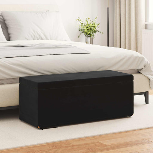 Taburet Negru 101 x 41 x 40 cm Catifea și lemn stratificat - WALTI WALTI