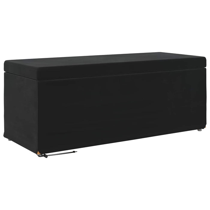 Taburet Negru 101 x 41 x 40 cm Catifea și lemn stratificat - WALTI WALTI